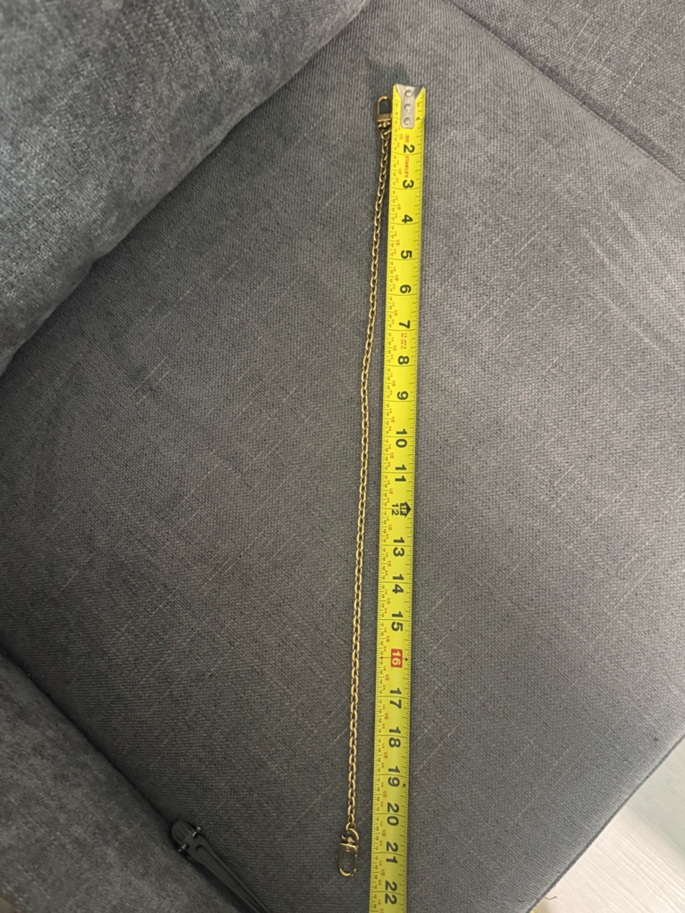 Louis Vuitton chain strap gold - Picture 4 of 4